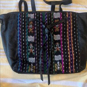 Rebecca Minkoff Black and Multicolor Shoulder Bag